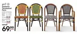Sligro Sediamo Terrasstoel Paris aanbieding