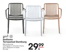 Sligro Sediamo Terrasstoel Domburg aanbieding