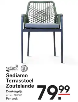 Sligro Sediamo Terrasstoel Zoutelande aanbieding