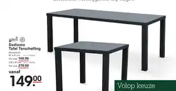 Sligro Sediamo Tafel Terschelling aanbieding
