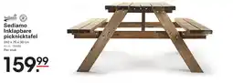 Sligro Sediamo Inklapbare picknicktafel aanbieding