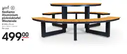 Sligro Sediamo Aluminium picknicktafel Westende aanbieding