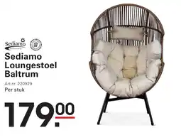 Sligro Sediamo Loungestoel Baltrum aanbieding