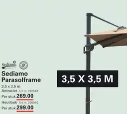 Sligro Sediamo Parasolframe aanbieding