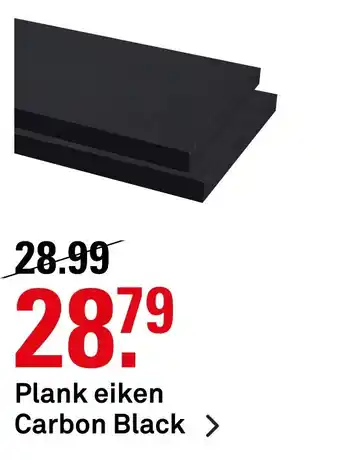 Karwei Plank eiken Carbon Black aanbieding