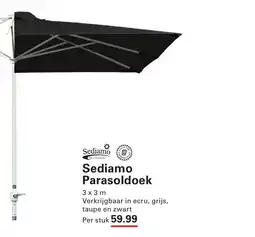 Sligro Sediamo Parasoldoek aanbieding