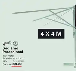 Sligro Sediamo Parasolpaal aanbieding