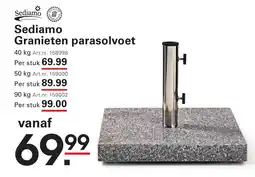 Sligro Sediamo Granieten parasolvoet aanbieding