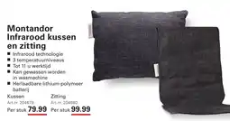 Sligro Montandor Infrarood kussen en zitting aanbieding