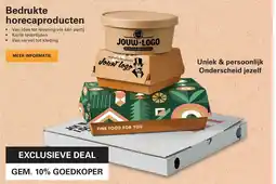 Sligro Bedrukte horecaproducten aanbieding