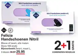 Sligro Felicia Handschoenen Nitril aanbieding