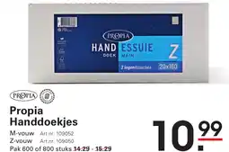 Sligro Propia Handdoekjes aanbieding