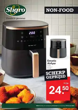 Sligro Emerio Airfyer aanbieding