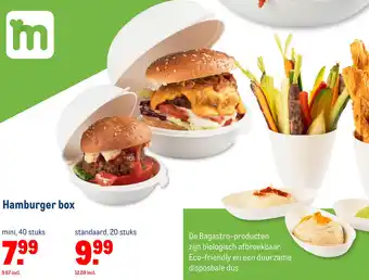 Makro Hamburger box aanbieding