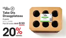 Sligro Take Dis Draagplateau aanbieding