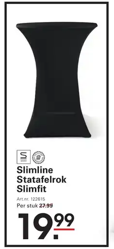 Sligro Slimline Statafelrok Slimfit aanbieding