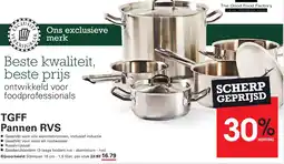 Sligro TGFF Pannen RVS aanbieding