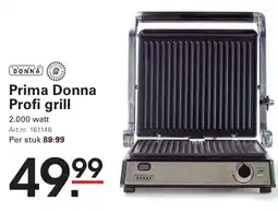 Sligro Prima Donna Profi grill aanbieding