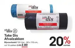Sligro Take Dis Afvalzakken aanbieding
