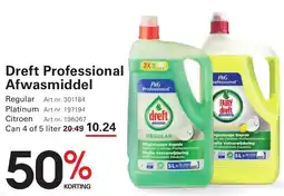 Sligro Dreft Professional Afwasmiddel aanbieding
