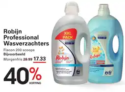 Sligro Robijn Professional Wasverzachters aanbieding