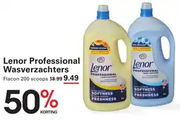 Sligro Lenor Professional Wasverzachters aanbieding