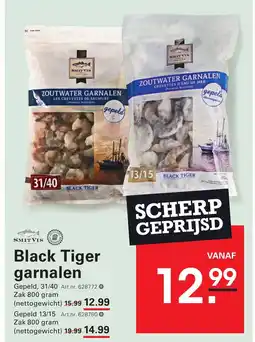 Sligro Black Tiger garnalen aanbieding