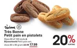 Sligro Très Bonne Petit pain en pistolets aanbieding