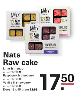 Sligro Nats Raw cake aanbieding