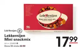 Sligro Lekkernijen Mini snackmix aanbieding