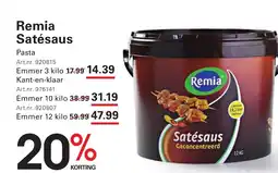 Sligro Remia Satésaus aanbieding
