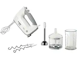 MediaMarkt BOSCH MFQ36480 ErgoMixx Handmixer Wit aanbieding