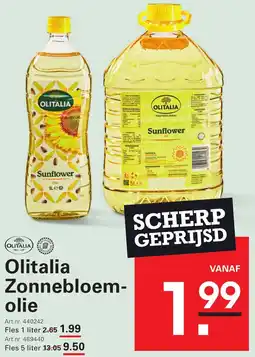Sligro Olitalia Zonnebloem- olie aanbieding
