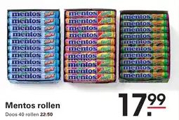 Sligro Mentos rollen aanbieding