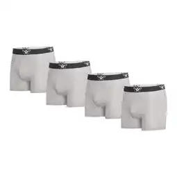 ANWB Cappuccino Italia Heren 4-Pack Boxers Grijs aanbieding