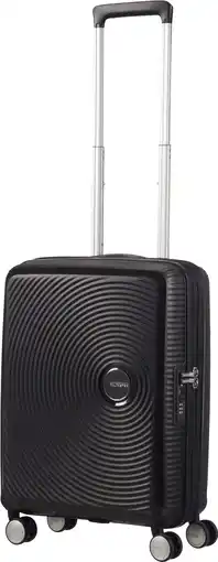 Coolblue American Tourister Soundbox Expandable Spinner 55cm Bass Black aanbieding