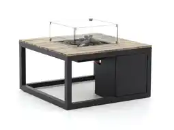 Kees Smit Cosiraw lounge vuurtafel 100x100x55cm aanbieding