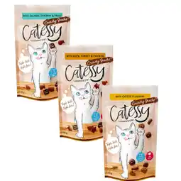 Zooplus Voordeelpakket Catessy Knapperige Snacks 15 x 65 g - Mix met 3 soorten aanbieding