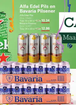 Sligro Alfa Edel Pils en Bavaria Pilsener aanbieding