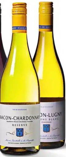 Sligro Mâcon Chardonnay Réserve, Mâcon-Lugny Eugene Blanc aanbieding