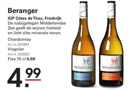 Sligro Beranger aanbieding