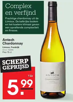 Sligro Antech Chardonnay Limoux, Frankrijk aanbieding