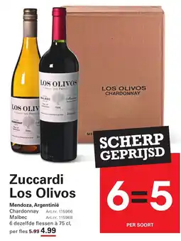 Sligro Zuccardi Los Olivos Mendoza, Argentinië aanbieding