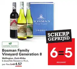 Sligro Bosman Family Vineyard Generation 8 Wellington, Zuid-Afrika aanbieding