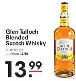 Sligro Glen Talloch Blended Scotch Whisky aanbieding