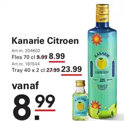 Sligro Kanarie Citroen aanbieding