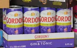 Sligro Gordon's aanbieding