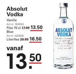 Sligro Absolut Vodka aanbieding