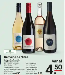 Sligro Domaine de Nizas Languedoc, Frankrijk aanbieding