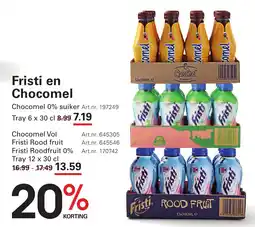 Sligro Fristi en Chocomel aanbieding